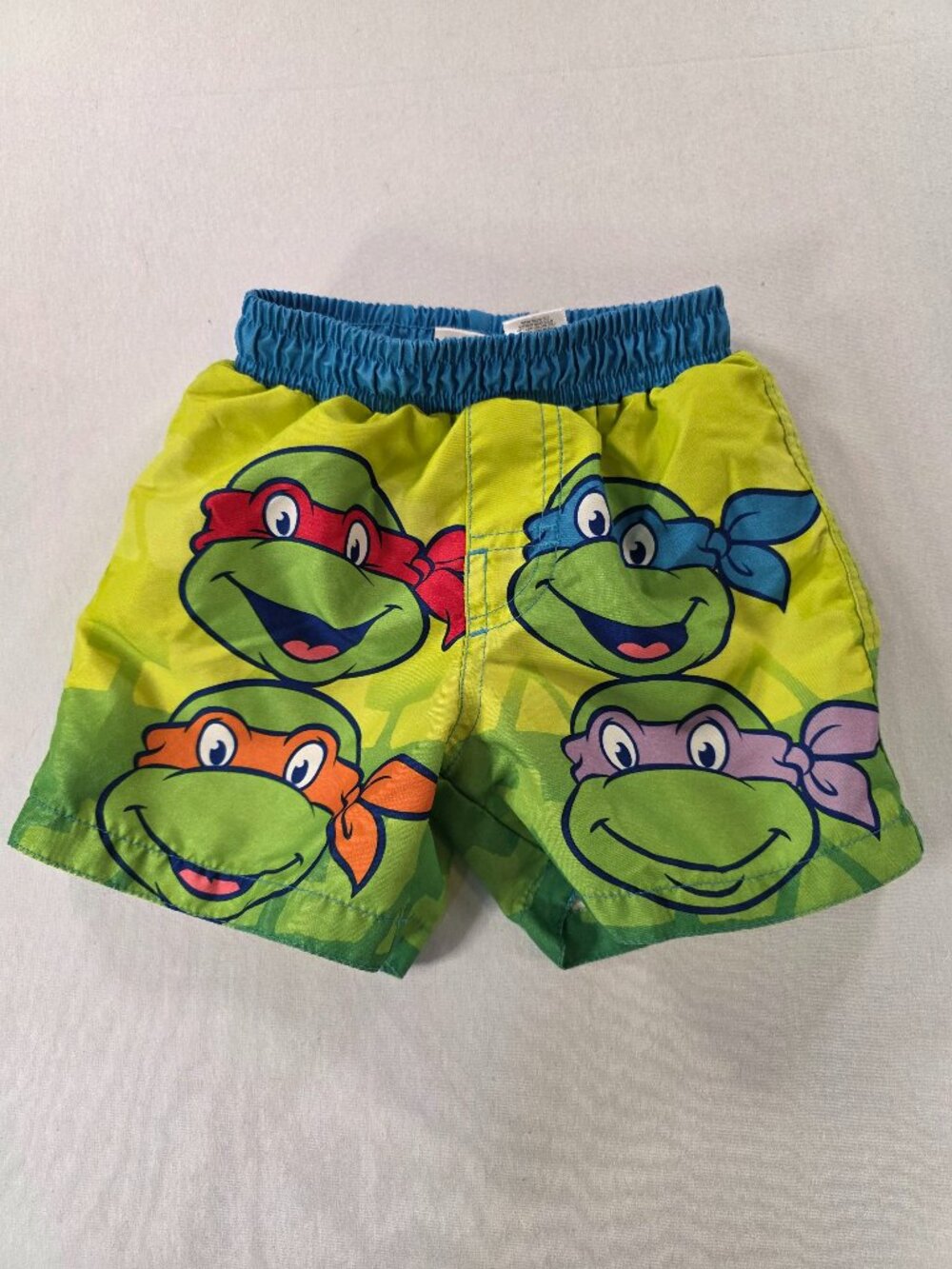 Teenage Mutant Ninja Turtles TMNT Swim Trunks Boys 18M Green Nickelodeon